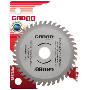 Disco de Corte 4" 40 Dentes para Madeira