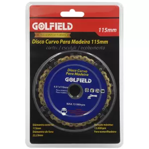 DISCO DE CORTE COM CORRENTE PARA MADEIRA 115mm