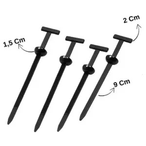 ABRAÇADEIRA AUTOMOTIVA C/ PRESILHA PACOTE C/ 50UNI